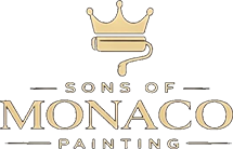 Crown paint roller logo design